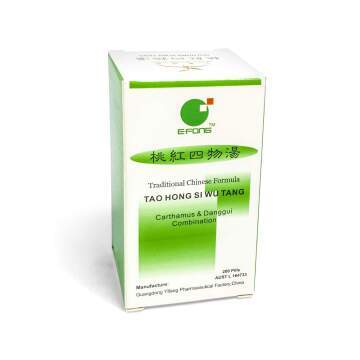 Herbal International - Traditional Chinese Formula pills: Tao Hong Si Wu Tang (桃紅四物丸) Carthamus & Danggui Combination