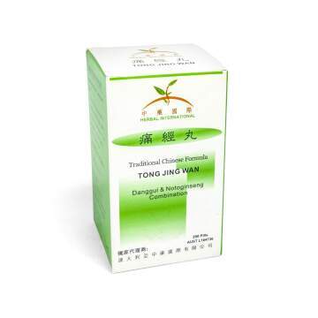 Herbal International - Traditional Chinese Formula pills: Tong Jing Wan (痛經丸) Danggui & Notoginseng Combination