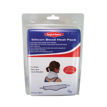 Surgical Basics Heat Pack Silicon Beads 60x16cm Multi Purpose with Hook & Loop Closure