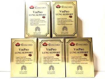 Concord VirPro Lung Support (60 capsules) - 5 pack SPECIAL PRICE 康道健肺寳 