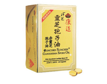 Concord Sunchih Ganoderma Spore Oil  Soft Capsule 康道靈芝孢子油