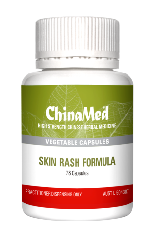 China Med - Skin Rash Formula (Ex. Acute Eczema Formula) (78 Capsules)  Formerly Pi Fu Bing Jie Du Fang 皮膚病解毒方 (CM121)