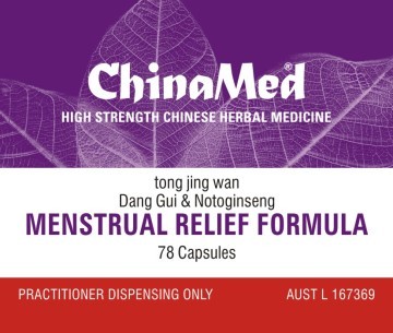 China Med - Menstrual Relief Formula (Tong Jing Fang 痛經方 CM127)