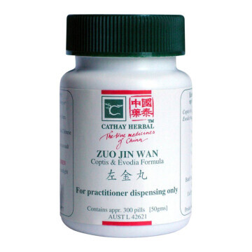 Cathay Herbal Coptis & Evodia Formula (Zuo Jin Wan 左金丸 CH317）