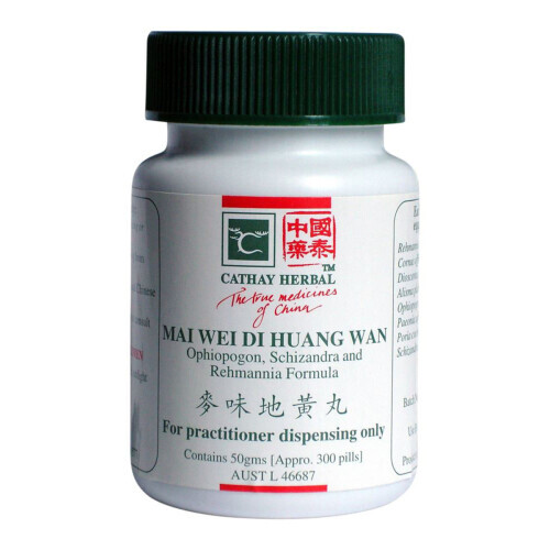 Cathay Herbal Ophiopogon, Schizandra & Rehmannia Formula (Mai Wei Di Huang Wan 麥味地黄丸 CH407）