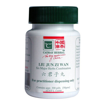 Cathay Herbal Six Major Herbs Combination (Liu Jun Zi Wan 六君子丸 CH102）