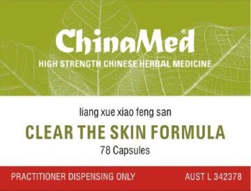 China Med - Clear The Skin Formula (Liang Xue Xiao Feng San 涼血風消散 CM116)